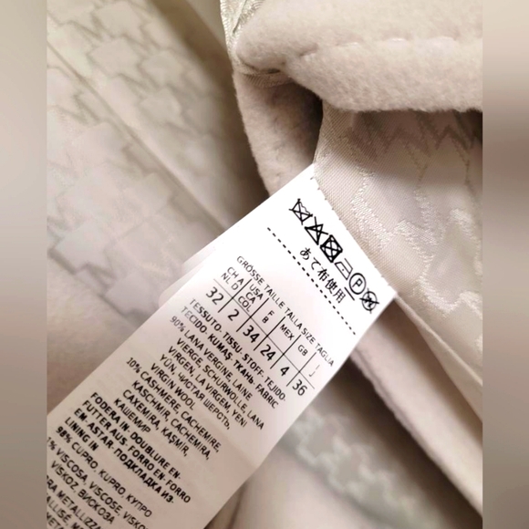 Authentic Maxmara madame 101801 coat sz 2 - Picture 6 of 12